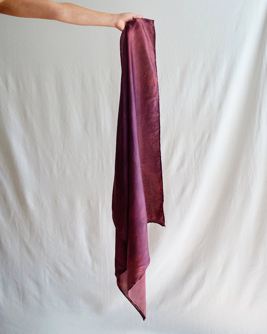 Botanically Dyed Silk Scarf