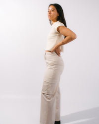 Astrid Wide Leg Parachute Cargo Pant