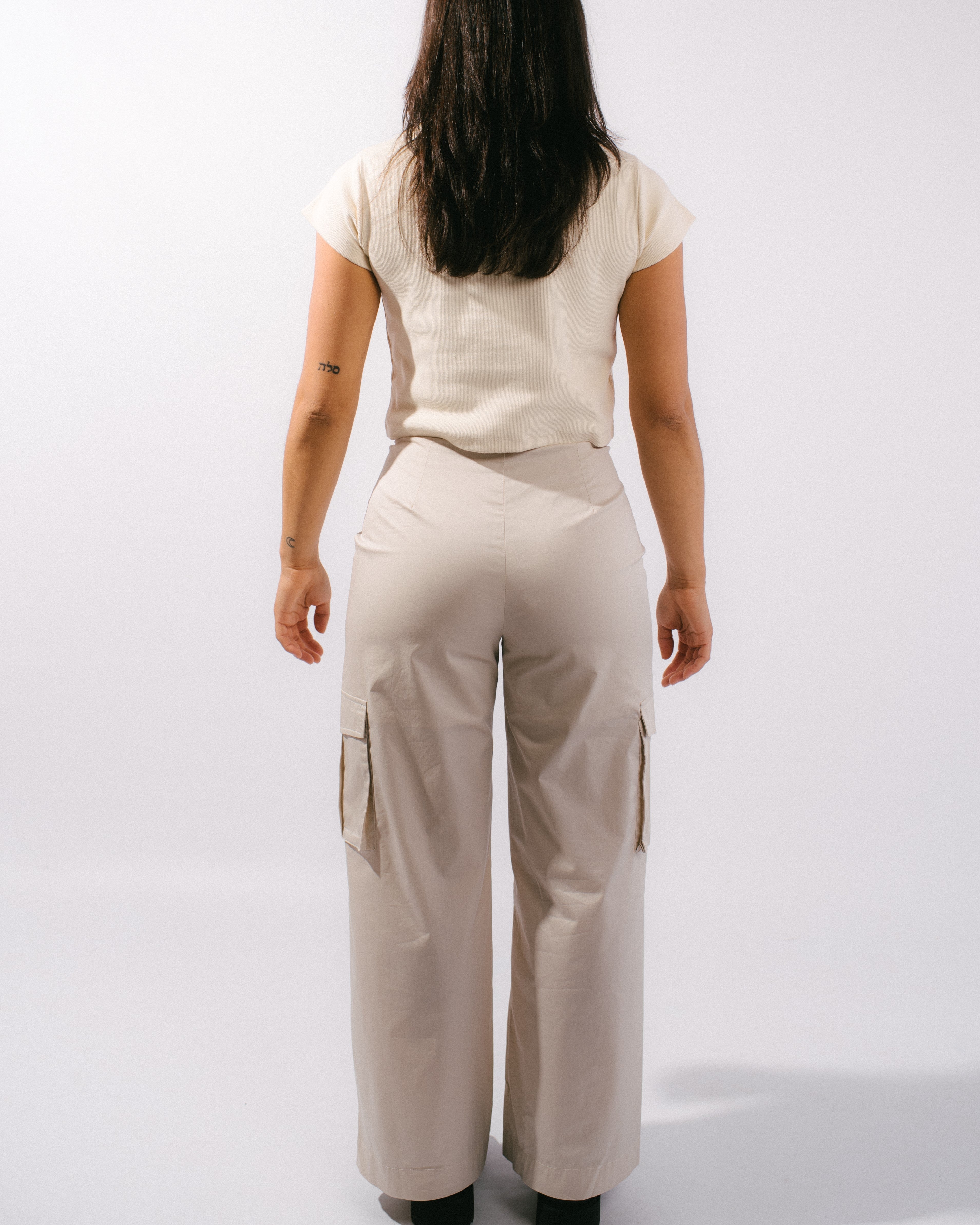 Astrid Wide Leg Parachute Cargo Pant